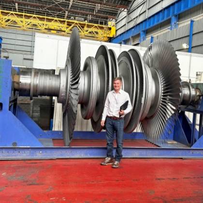 Metalplus meets tight deadline in performing complex repair work on power station turbine