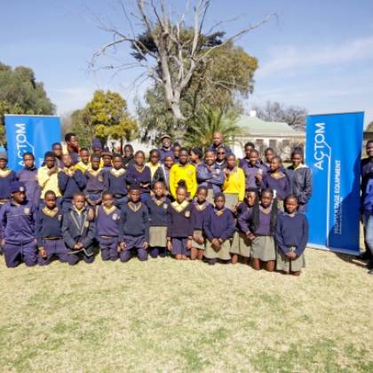 Kgatlamping Primary School visited ACTOM in Knights