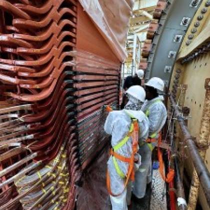 Stator Winding installation of 2 x Massive Gearless Mill Drive (GMD) Motors in Northern Zambia