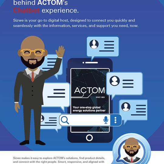 Meet Sizwe: ACTOM’s new Chatbot is here to help you work smarter